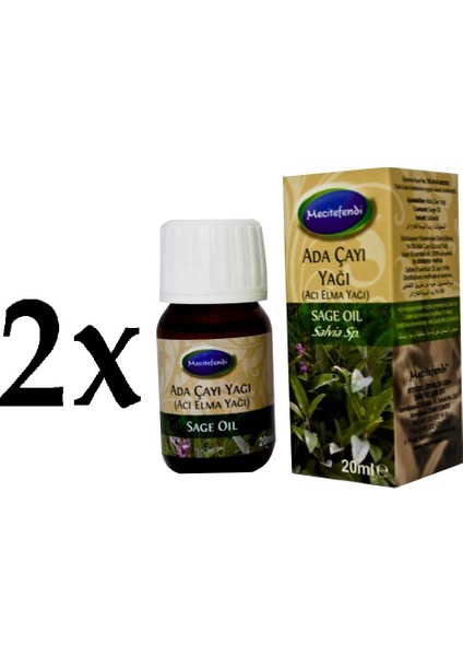 2'li Mecitefendi Adaçayı Yağı 2 x 20 ml