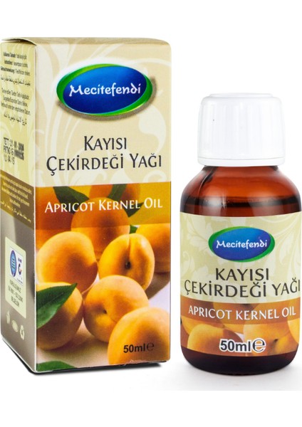 3'lü Mecitefendi Kayısı Çekirdeği Yağı 3 x 50 ml