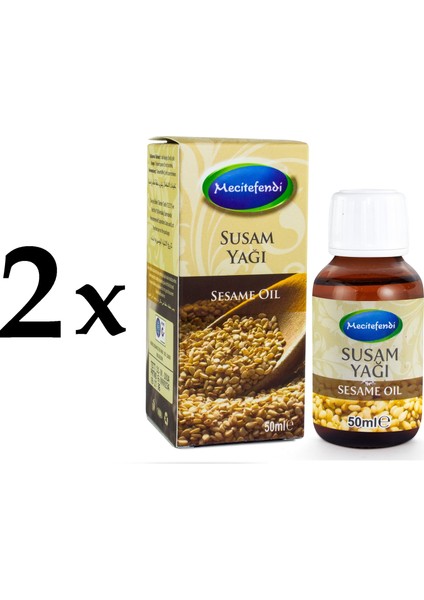 2'li Mecitefendi Susam Yağı 2 x 50 ml