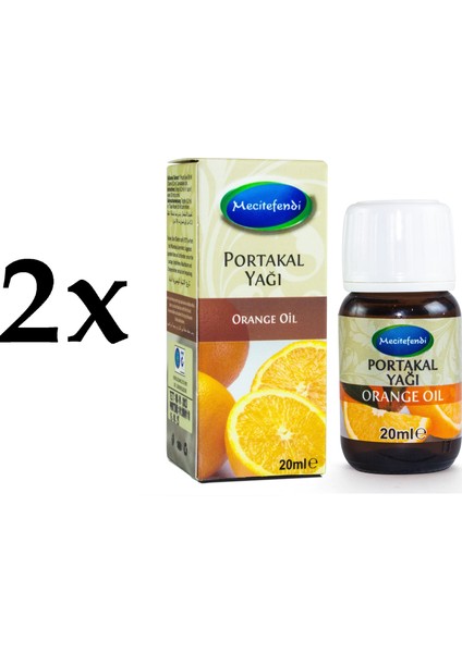 2'li Mecitefendi Portakal Yağı 2 x 20 ml