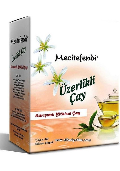 3'lü mecitefendi Üzerlik Otlu Çay (Süzen Poşet 40'lı)