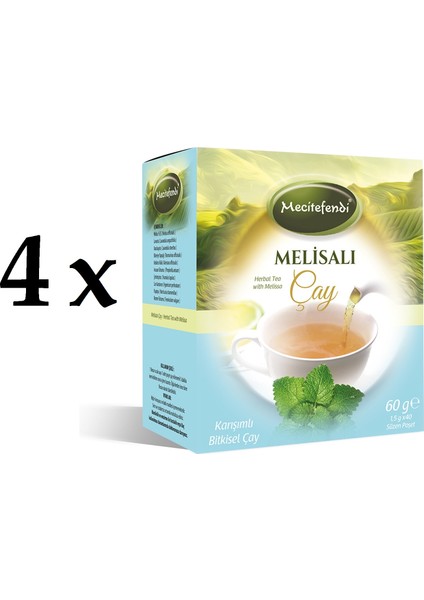 4'lü mecitefendi Melissalı Çay (Süzen Poşet 40'lı) fiyatları