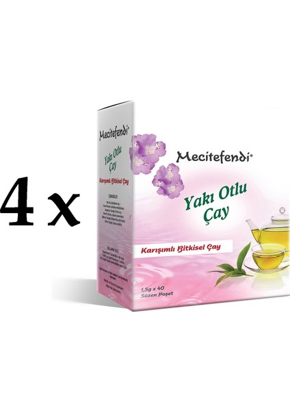 4'lü mecitefendi Yakı otlu Çay (Süzen Poşet 40'lı) fiyatları