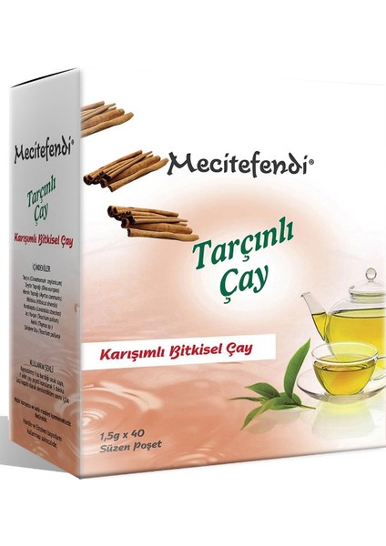 3'lü mecitefendi Tarçınlı Çay (Süzen Poşet 40'lı)