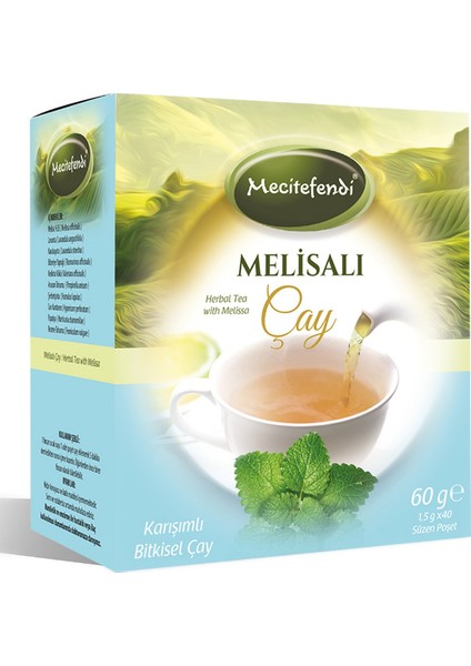 2'li Mecitefendi Melissalı Çay (Süzen Poşet 40'lı)