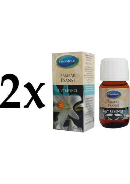 2'li Mecitefendi Zambak Esansı 2 x 20 ml