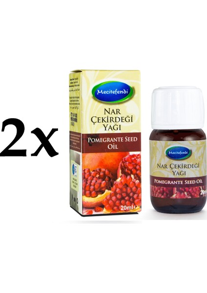 2'li Mecitefendi Nar Çekirdeği Yağı 2 x 20 ml