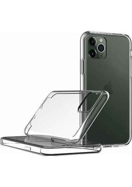 Apple iPhone 11 Pro Full Koruma 360 Clear Soft - Şeffaf