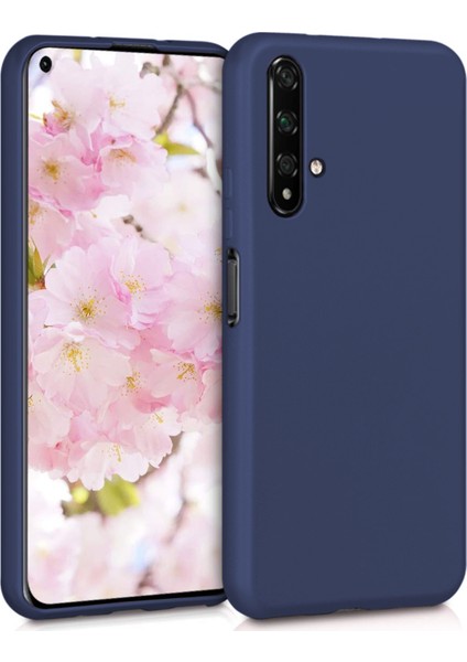 Huawei Honor 20 Mat Silikon Kılıf - Lacivert