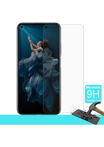 Huawei Honor 20 Temperli Cam Ekran Koruyucu - Şeffaf