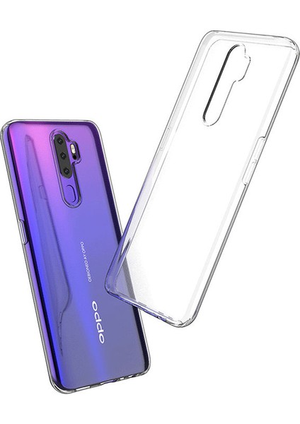 Oppo A9 2020 Kılıf Transparent Soft - Şeffaf