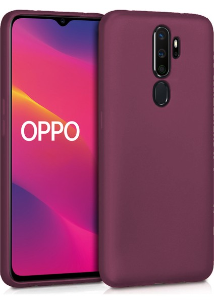 Oppo A9 2020 Mat Silikon Kılıf - Mor fiyatları