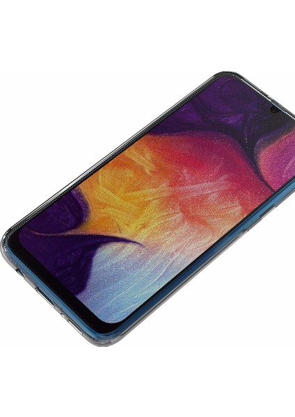 Samsung Galaxy A30s Kılıf 6 tarafı tam full koruma 360 Clear Soft - Şeffaf