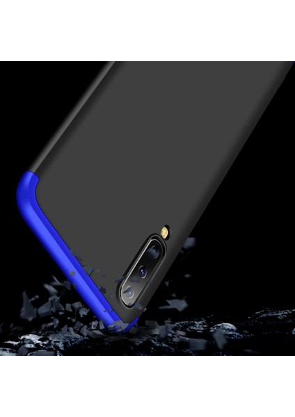 Samsung Galaxy A30S Kılıf Double Dip 360 Protective - Gold