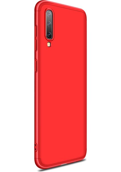 Samsung Galaxy A30S Kılıf Double Dip 360 Protective - Kırmızı