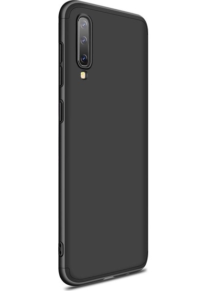 Samsung Galaxy A30S Kılıf Double Dip 360 Protective - Siyah
