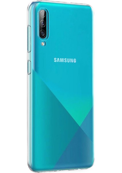 Samsung Galaxy A30s Kılıf Transparent Soft - Şeffaf