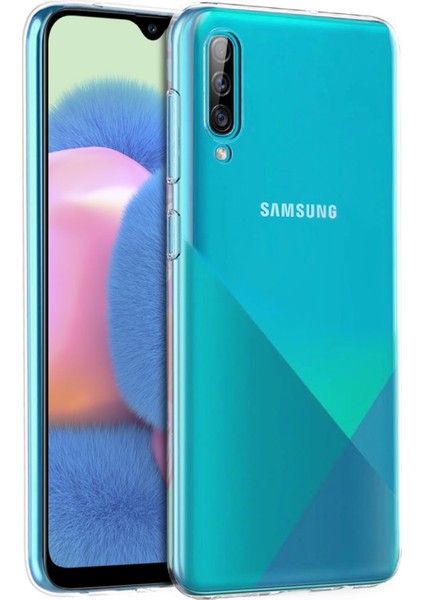 Samsung Galaxy A30s Kılıf Transparent Soft - Şeffaf