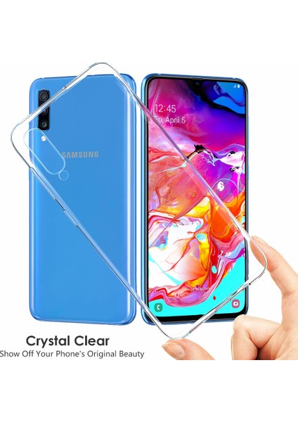 Samsung Galaxy A30s Kılıf Transparent Soft - Şeffaf