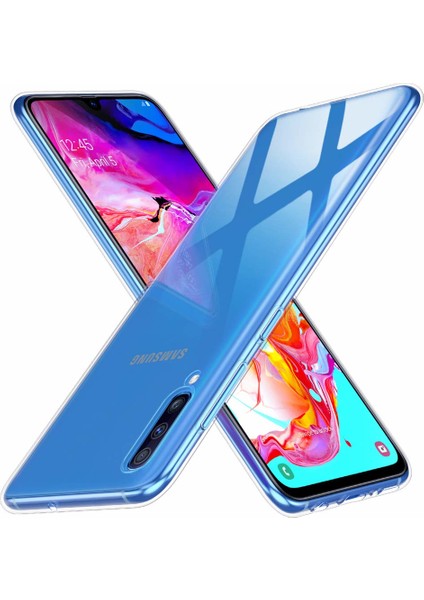 Samsung Galaxy A30s Kılıf Transparent Soft - Şeffaf