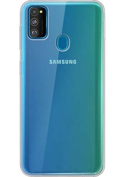 Samsung Galaxy M30s Kılıf Transparent Soft - Şeffaf
