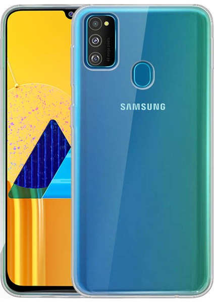 Samsung Galaxy M30s Kılıf Transparent Soft - Şeffaf