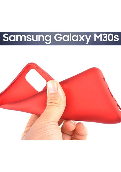 Samsung Galaxy M30s Mat Silikon Kılıf - Lacivert