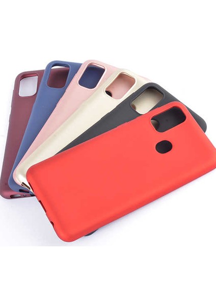 Samsung Galaxy M30s Mat Silikon Kılıf - Lacivert