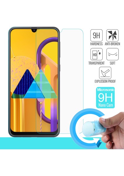 Samsung Galaxy M30s Nano Cam Ekran Koruyucu - Şeffaf fiyatları