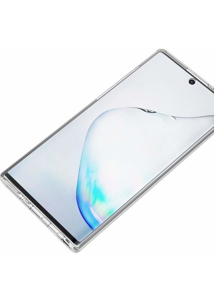 Samsung Galaxy Note 10 Kılıf 6 tarafı tam full koruma 360 Clear Soft - Şeffaf