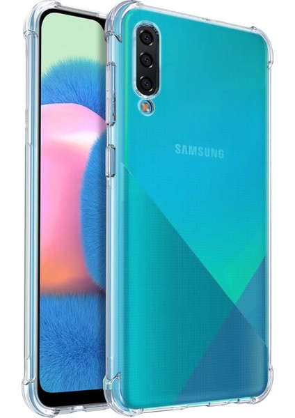 Shock Absorbing Kılıf Samsung Galaxy A30s - Şeffaf