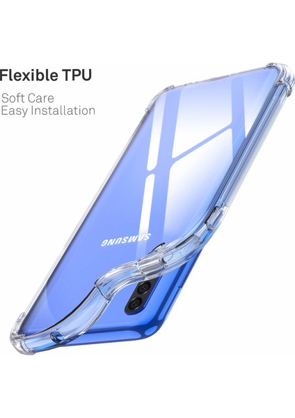 Shock Absorbing Kılıf Samsung Galaxy A30s - Şeffaf