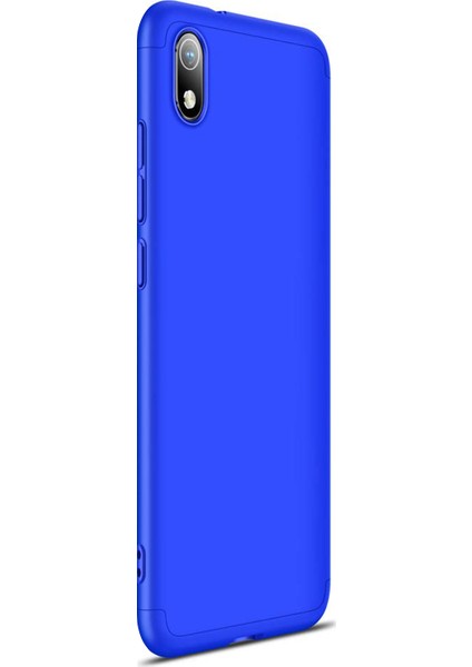 Xiaomi Redmi 7A Kılıf Double Dip 360 Protective - Mavi