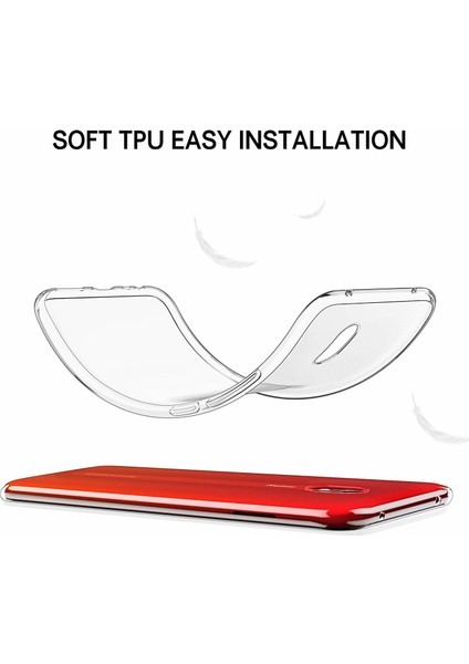 Xiaomi Redmi 8A Kılıf Transparent Soft - Şeffaf