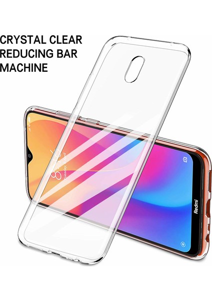 Xiaomi Redmi 8A Kılıf Transparent Soft - Şeffaf
