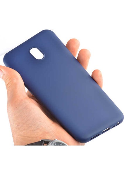 Xiaomi Redmi 8A Mat Silikon Kılıf - Lacivert