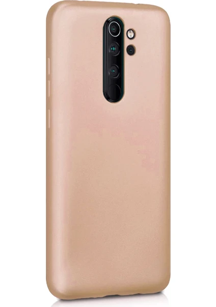 Xiaomi Redmi Note 8 Pro Mat Silikon Kılıf - Gold