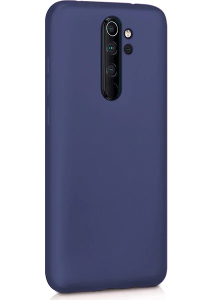 Xiaomi Redmi Note 8 Pro Mat Silikon Kılıf - Lacivert