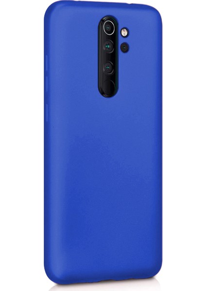 Xiaomi Redmi Note 8 Pro Mat Silikon Kılıf - Mavi