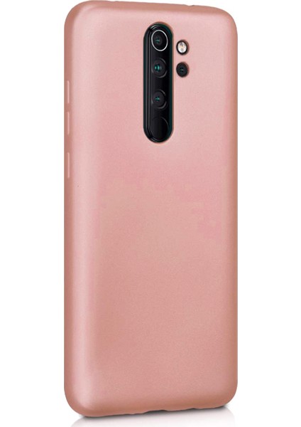 Xiaomi Redmi Note 8 Pro Mat Silikon Kılıf - Rose Gold