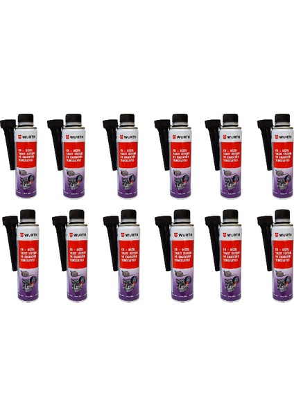 Würth Cr Dizel Enjektör Temizleyici 300 ml 12 Adet 1 Koli