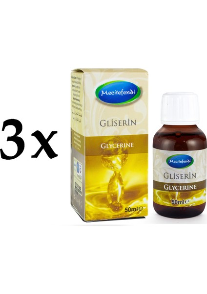 3'lü Mecitefendi Gliserin 3 x 50 ml