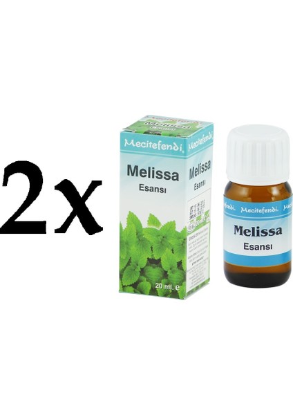 2'li Mecitefendi Melisa Esansı 2 x 20 ml