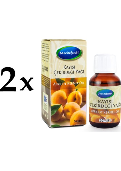 2'li Mecitefendi Kayısı Çekirdeği Yağı 2 x 50 ml