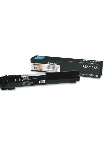 X950 TONER X950X2KG 32K Siyah