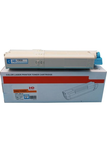 C532/MC573 TONER 46490631 6000 Sayfa Mavi