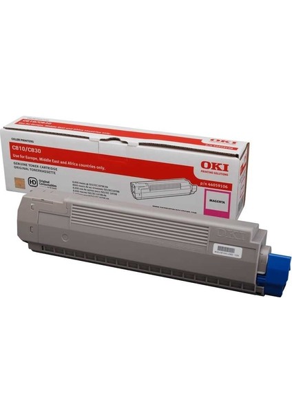 C810 8K TONER 44059118 Kırmızı