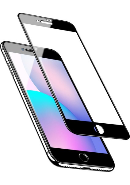 SKV MOBİLE  iPhone 6/6s Tam Ekran Koruyucu Kırılmaz Cam