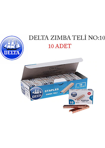 Zımba Teli No: 10 1 Paket 10.000 Zımba Teli