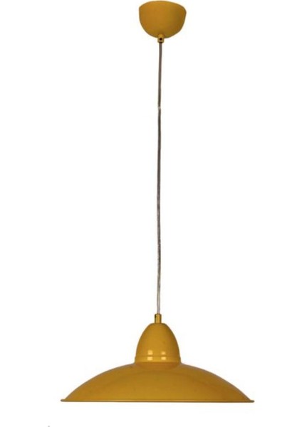 Metal Sarı Içi Sarı Sarkıt Çap 35 cm
